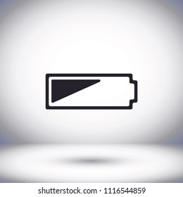 Battery vector icon