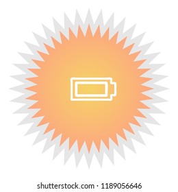 Battery vector icon