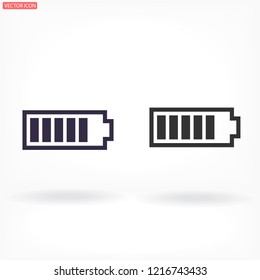 Battery vector icon