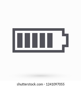 Battery vector icon