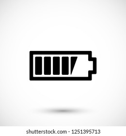 Battery vector icon