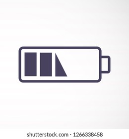 Battery Vector icon