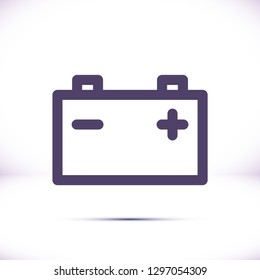 Battery Vector icon