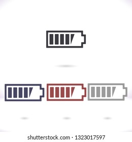Battery vector icon