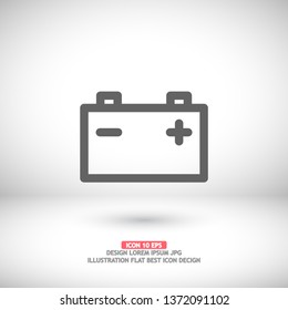 Battery Vector icon