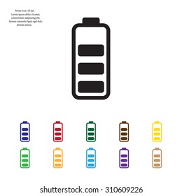 Battery - vector icon