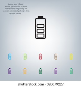 Battery - vector icon