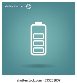 Battery - vector icon