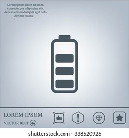 Battery - vector icon