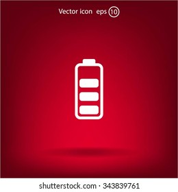 Battery - vector icon