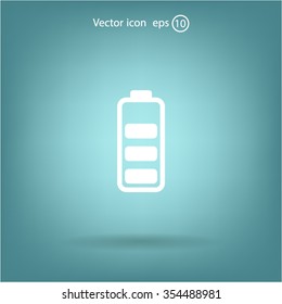 Battery - vector icon
