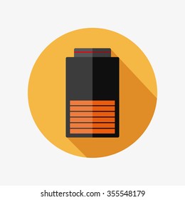 Battery vector icon