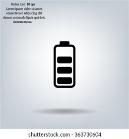 Battery - vector icon