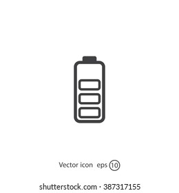 Battery - vector icon
