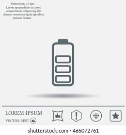 Battery - vector icon