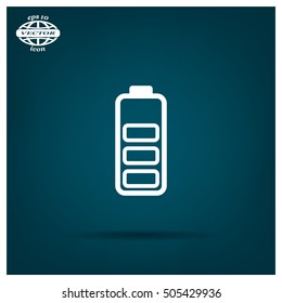 Battery - vector icon