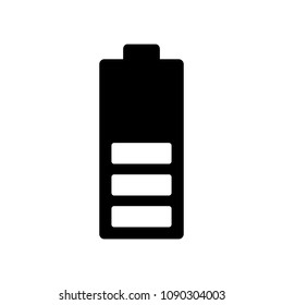 battery vector icon, accumulator vector sign, recharge mobile phone battery icon
