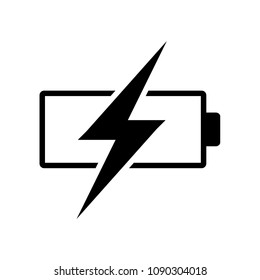 battery vector icon, accumulator vector sign, recharge mobile phone battery icon