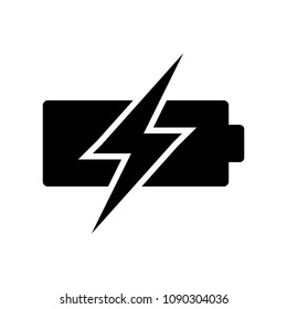 battery vector icon, accumulator vector sign, recharge mobile phone battery icon