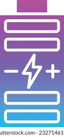Battery vector icon. Can be used for printing, mobile and web applications.