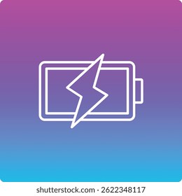 Icono de Vector de batería. Se puede utilizar para aplicaciones de impresión, móviles y de Web.