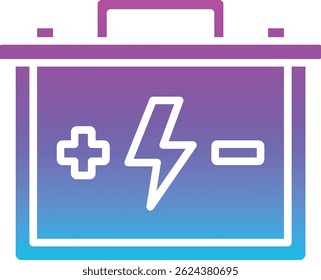 Icono de Vector de batería. Se puede utilizar para aplicaciones de impresión, móviles y de Web.