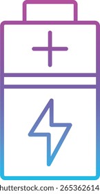 Battery vector icon. Can be used for printing, mobile and web applications.