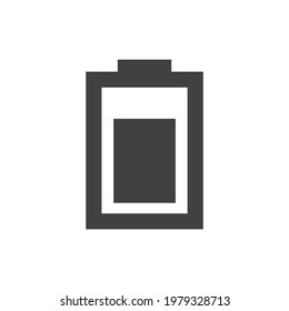 battery vector icon, Battery charge indicator icon