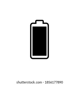 Battery vector icon. battery charge level. battery Charging icon

