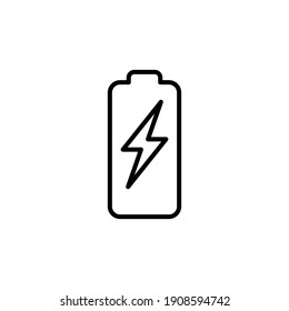 Battery vector icon. battery charge level. battery Charging icon