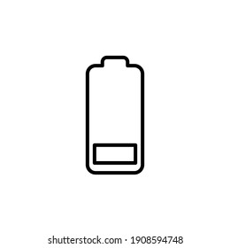 Battery vector icon. battery charge level. battery Charging icon