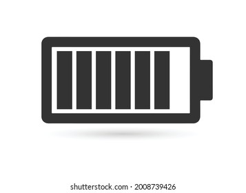 Battery vector icon. battery charge level. battery Charging icon