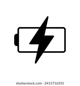 Battery vector icon. battery charge level. battery Charging icon