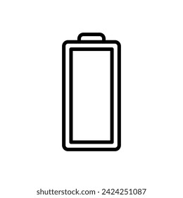 Battery vector icon. battery charge level. battery Charging icon