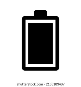 Battery vector icon color editable