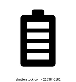 Battery vector icon color editable