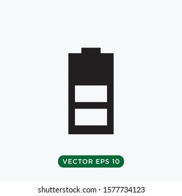 battery vector icon design concept