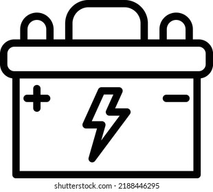 Ilustración de diseño de iconos vectores de batería