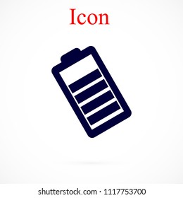 battery vector icon, Vector EPS 10 illustration style