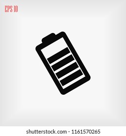 battery vector icon, Vector EPS 10 illustration style