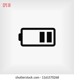 battery vector icon, Vector EPS 10 illustration style