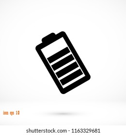 battery vector icon, Vector EPS 10 illustration style