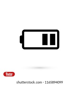 battery vector icon, Vector EPS 10 illustration style