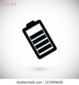 battery vector icon, Vector EPS 10 illustration style