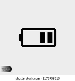 battery vector icon, Vector EPS 10 illustration style