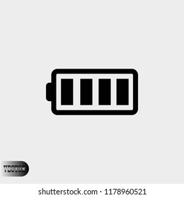 battery vector icon, Vector EPS 10 illustration style