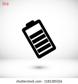 battery vector icon, Vector EPS 10 illustration style
