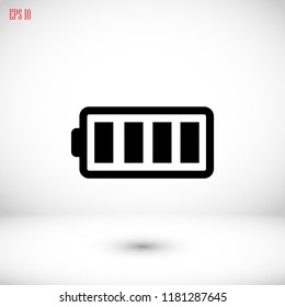 battery vector icon, 

Vector EPS 10 illustration style