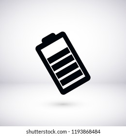 battery vector icon, Vector EPS 10 illustration style