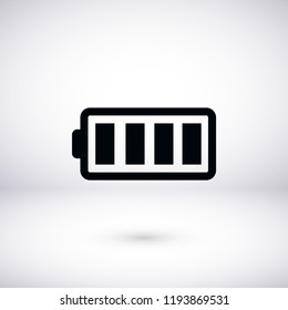 battery vector icon, Vector EPS 10 illustration style